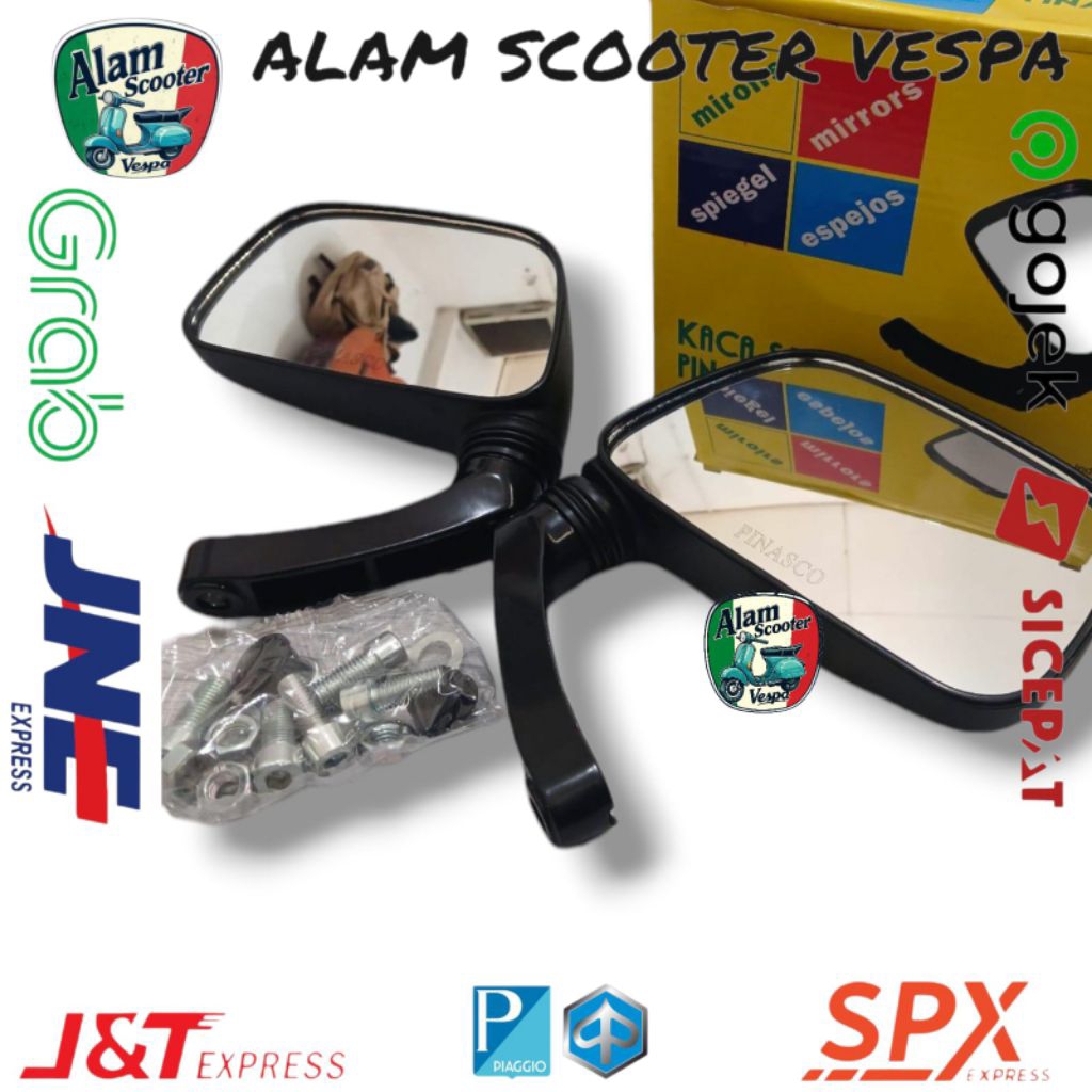 spion vespa excel kaca spion vespa excel merk pinasco