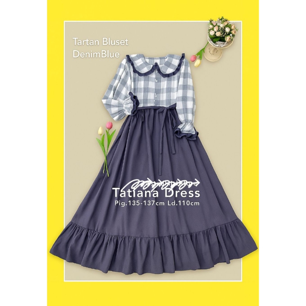 Tatiana Dress Gamis Anak Tanggung Terbaru Baju Muslim Anak Baju Gamis Korea Style