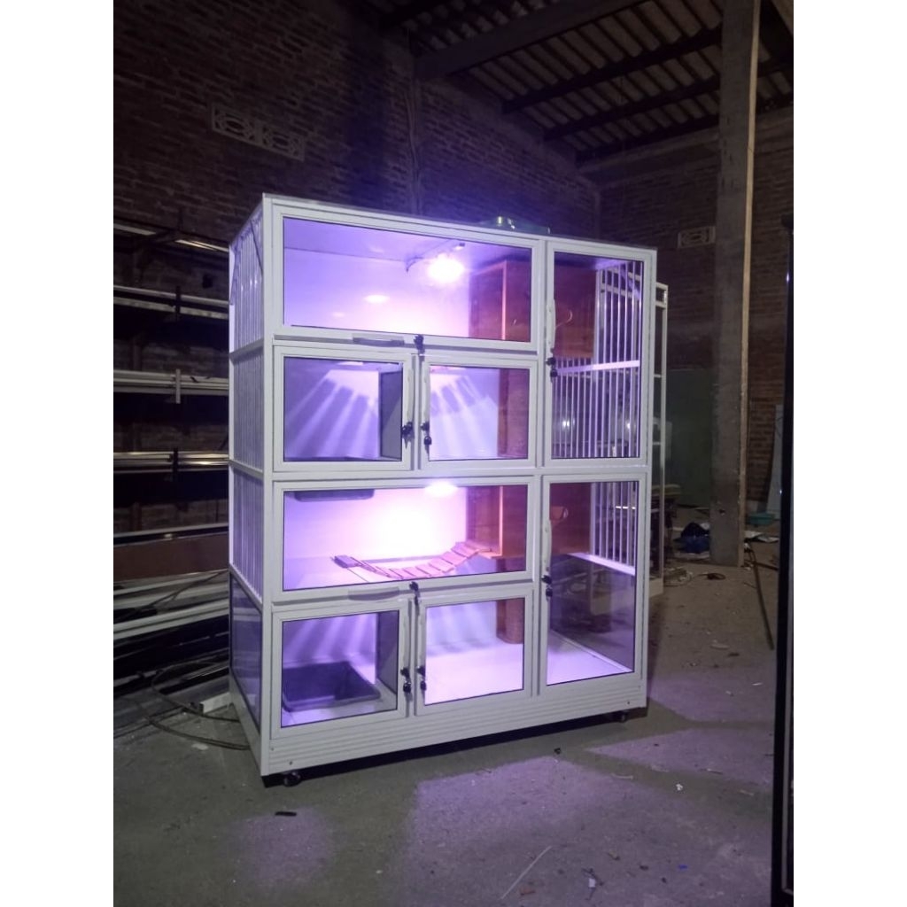 KANDANG KUCING ALUMINIUM | KANDANG KUCING MINIMALIS | KANDANG KUCING HARGA EKONOMIS