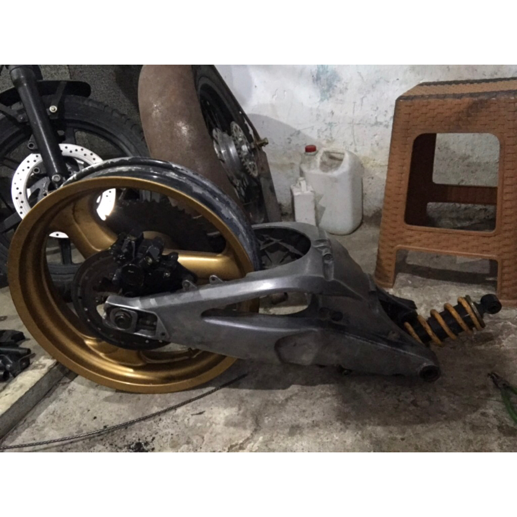 limbah moge arm set velg shock aprilia rs125