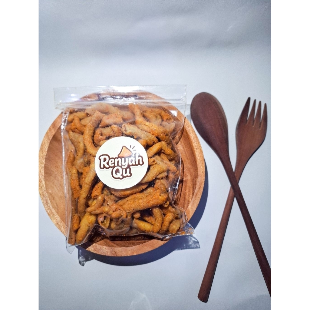 

[RenyahQu] Keripik Usus Balado - Berat bersih 150gr