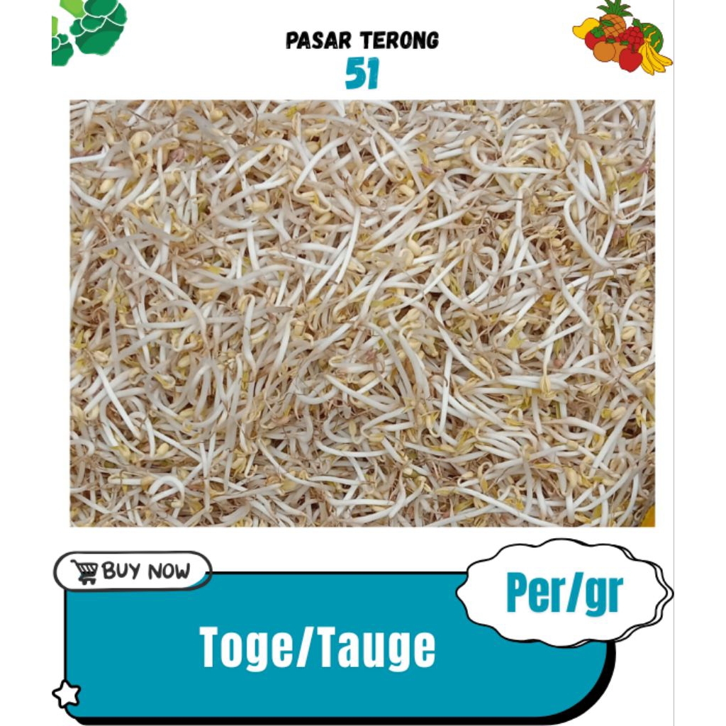 

Taoge-Toge Makassar 15.000 Per/500g