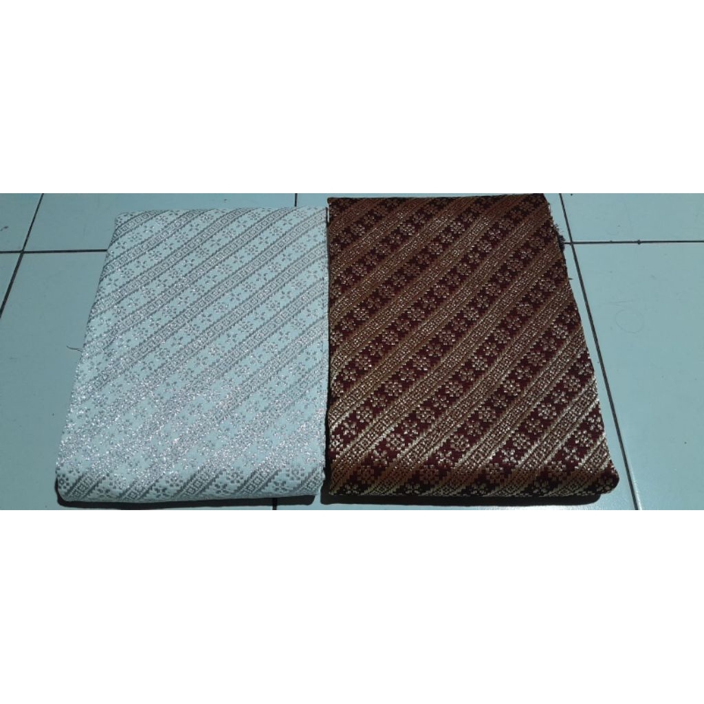 kain songket Palembang asli
