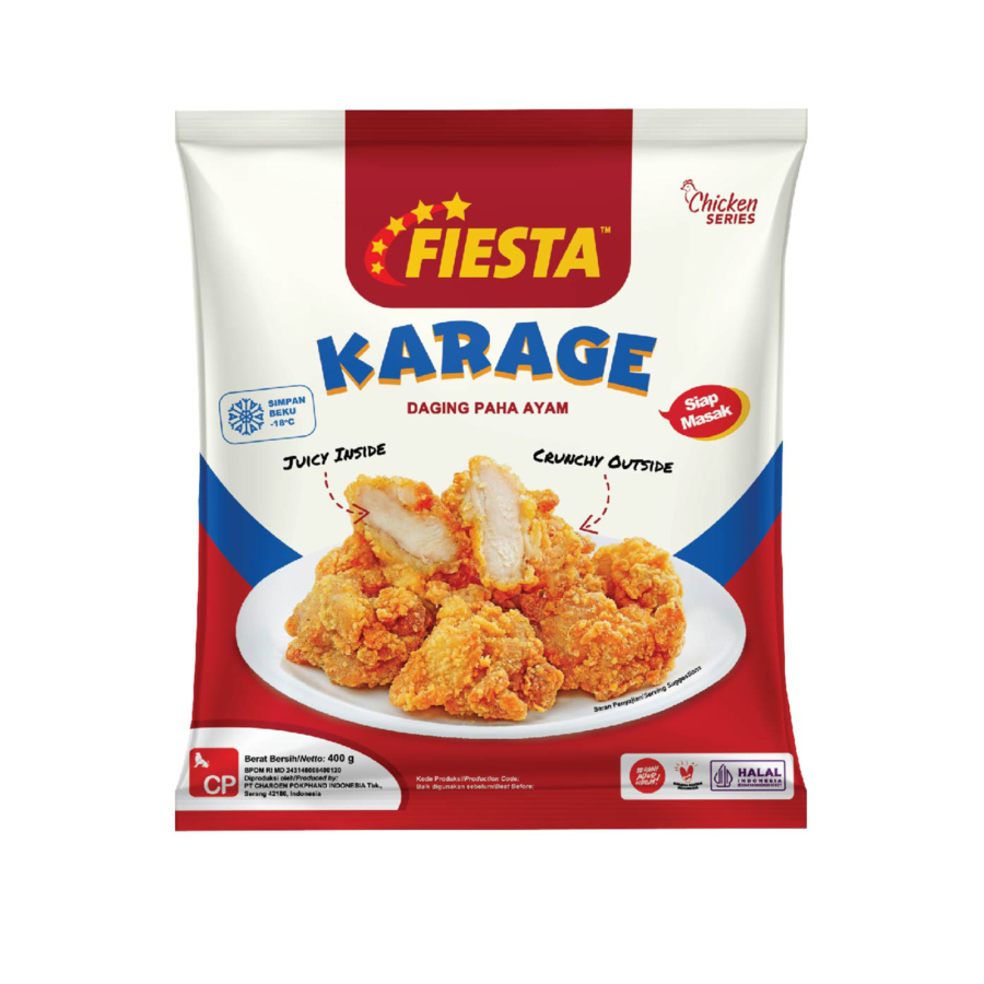 

Fiesta Karage Warisan 400gr & 200gr / Fiesta Nugget Karage