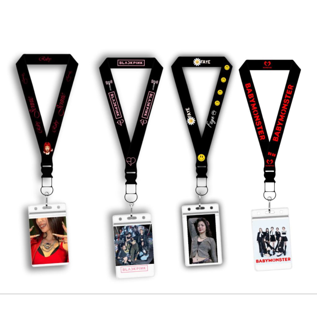 

LANYARD custom blackpink design suka suka K-Pop