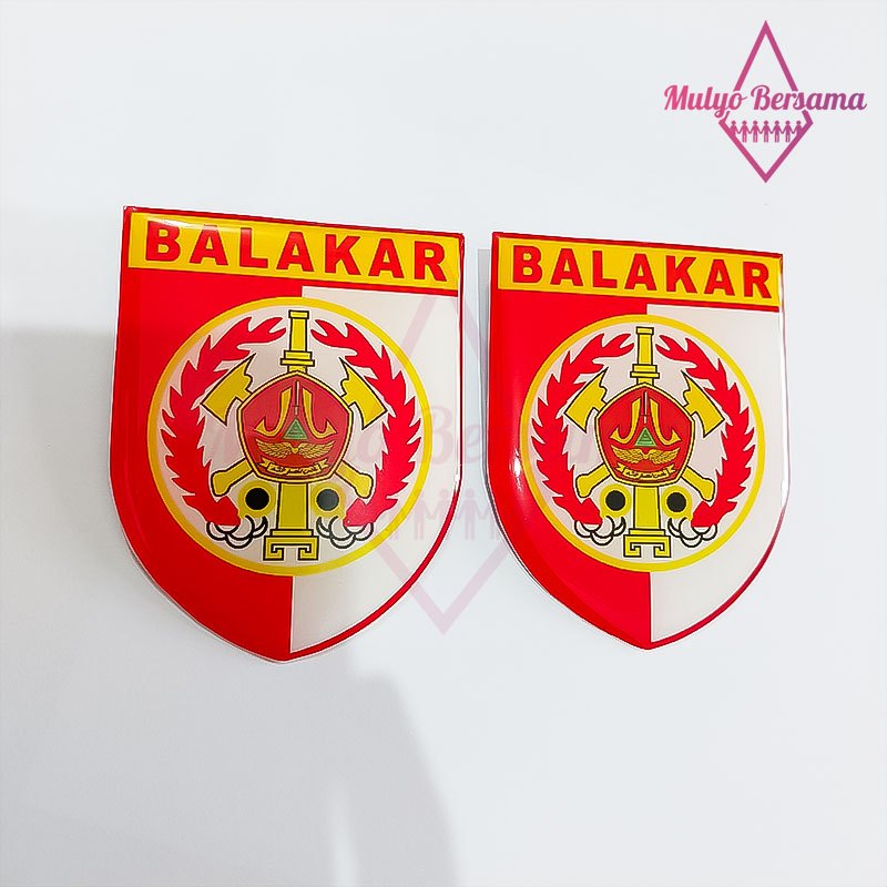 Pin Balakar Logo Banser Balakar Emblem Bros Peniti Lencana Pin Logo Balakar - Mulyo Bersama