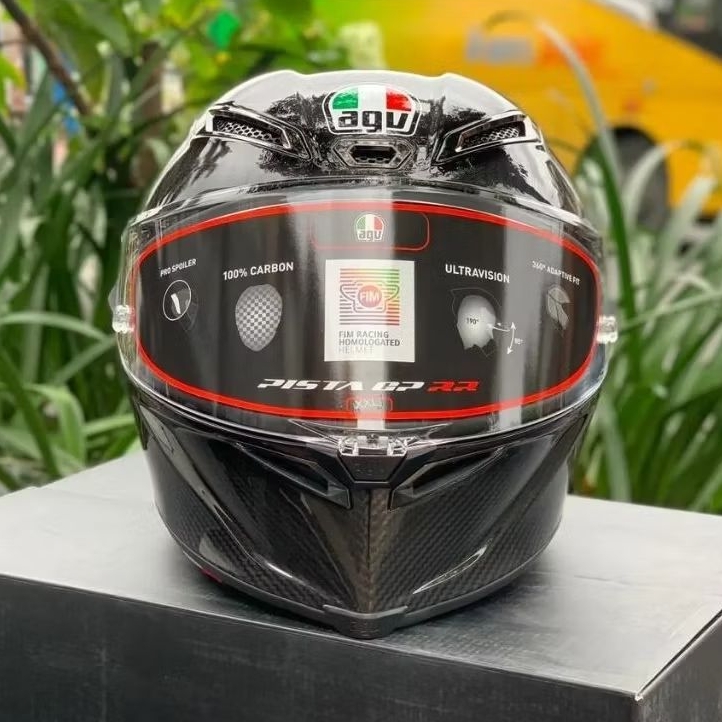 HELM AGV PISTA GPRR MONO GLOSSY CARBON ORIGINAL