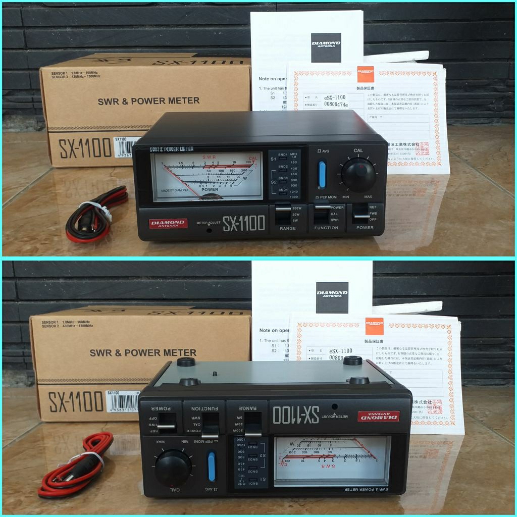 SWR POWER METER DIAMOND SX-1100 VHF,UHF,HF NEW SEGEL ORIGINAL