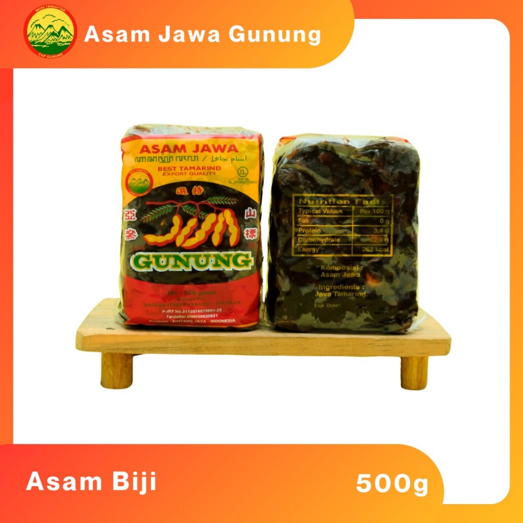 

Asam Jawa Biji Asem Jawa Biji Cap Gunung 500gr