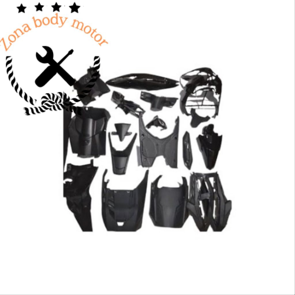 Body Motor Beat Eco 2017 Old Full Set Part Cover Body Beat Eco Tahun 2017.ORIGINAL.TERMURAH