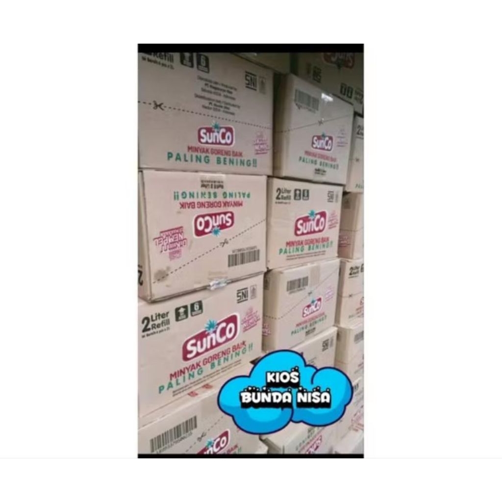 

sunco 2 liter kirim 1 dos minyak goreng