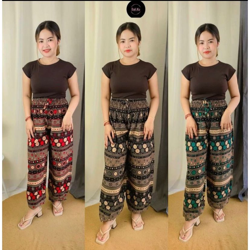 Celana Kulot Aladin Panjang Wanita Rayon Premium Bali