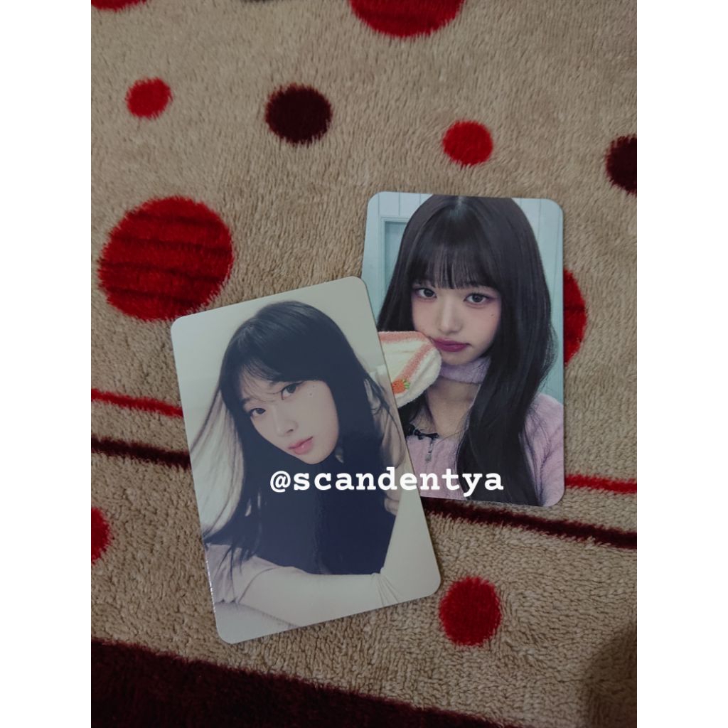 [READ DESCRIPTION] photocard Jang Wony Wonyoung IVE Soundwave Busan Mine Giselle Aespa Season Greeti