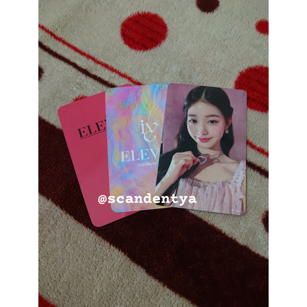 [READ DESCRIPTION] photocard Jang Wony Wonyoung IVE Eleven Japan I version