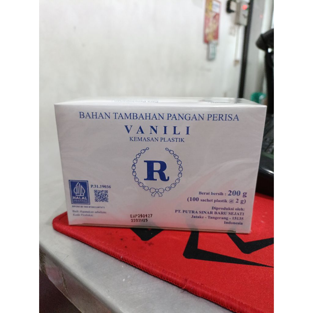 

Vanili R Perisa Vanili Bubuk 2 Gram Isi 100 PcsVanili R Perisa Vanili Bubuk 2 Gram Isi 100 Pcs