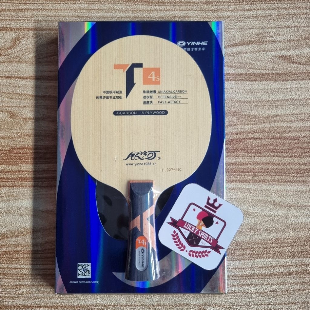 Kayu Yinhe T4s original Tenis Meja Bet Pingpong