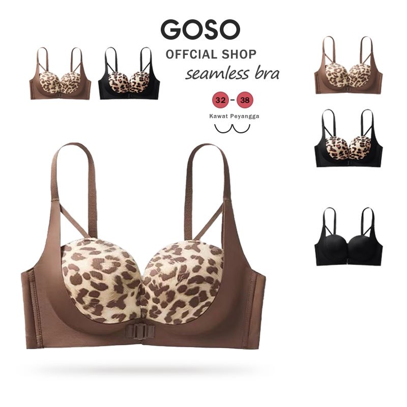 New Bra Seamless Bra Wanita BH Push Up Tanpa Kawat Celana Dalam Wanita Korea Fashion Bralette Sexy L