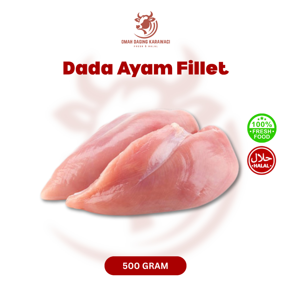 

Daging Ayam Dada Fillet Boneless Halal 500gr Tangerang