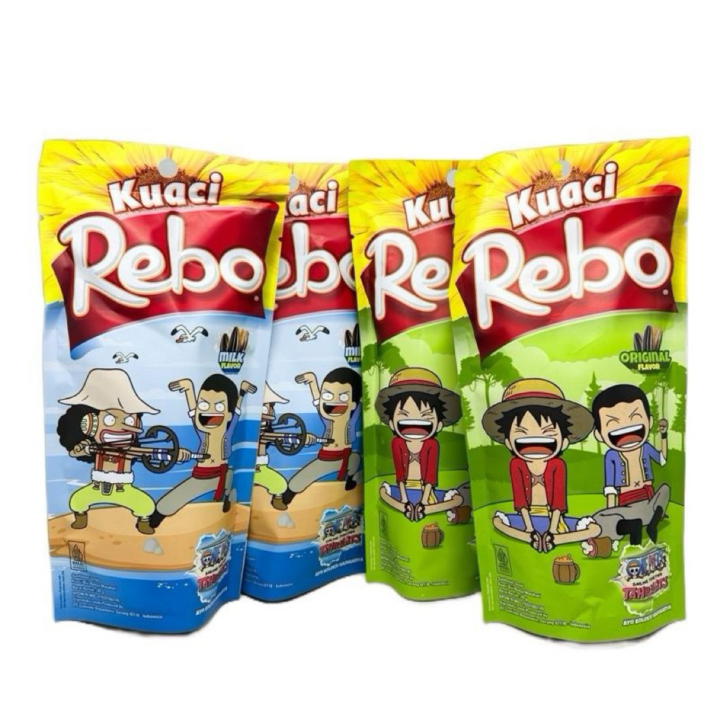 

KUACI REBO ISI 2 PACK MILK & ORIGINAL @70GR Gurih Renyah