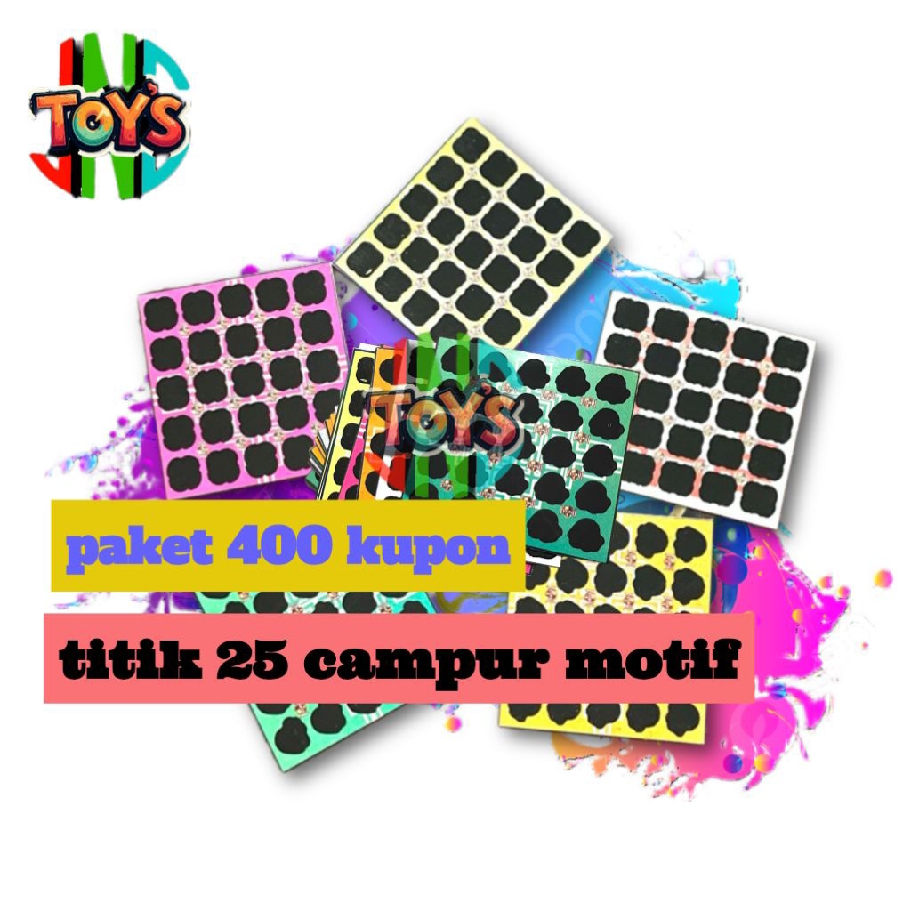Gosok Bom Tengkorak Paket 400 Kupon Titik 25 Gosok Kupon Berhadia