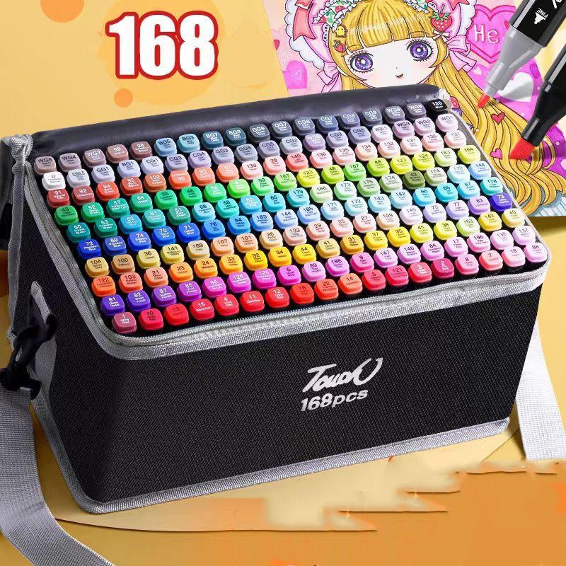 

120 Warna Sketsa Spidol Umum General Marker Set Animation Markers - 168 warna
