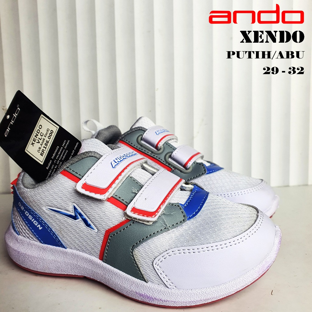 Sepatu Anak ANDO - SAILBOAT/XENDO - Sepatu Perekat Karakter Anak Laki-Laki