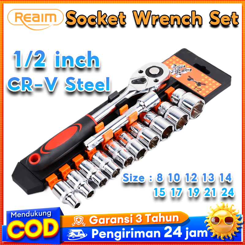 Reaim Unci Et 12Inch Oet 12Pc Unci O Wrench Rachet Unci Oet Motor Lengap Oet Tool