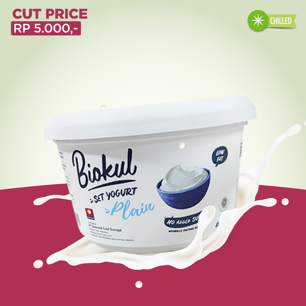 

CUT PRICE 5K 1 PCS BIOKUL SET YOGURT 500 ML
