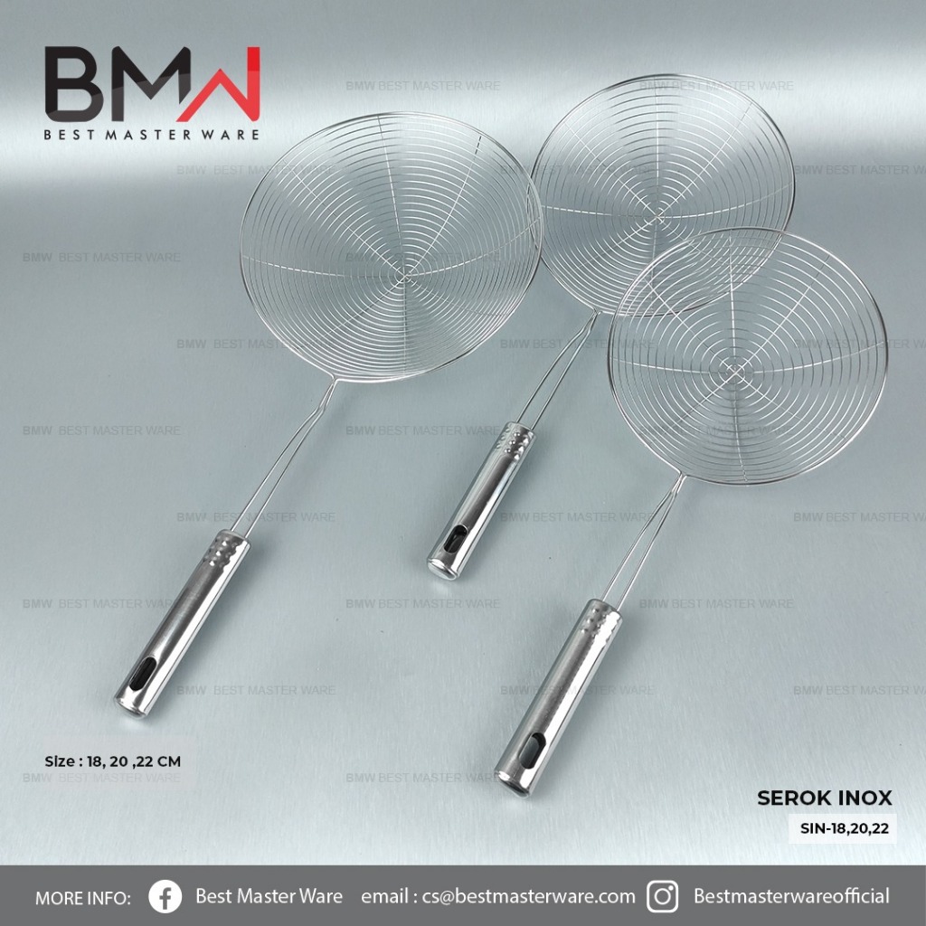 Serok inox/  Saringan Tirisan / Serok Inox Masakan Kerupuk Stainless Steel