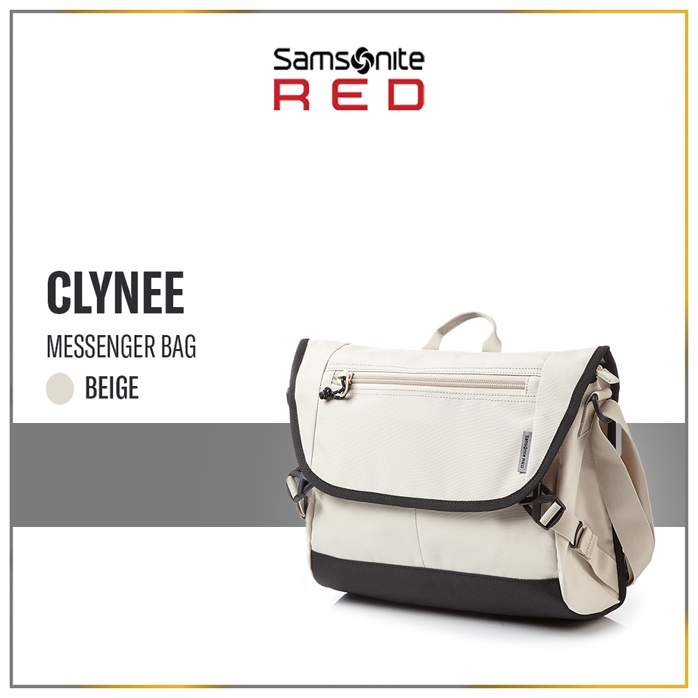Samsonite Red Label Clynee Messenger Bag Beige