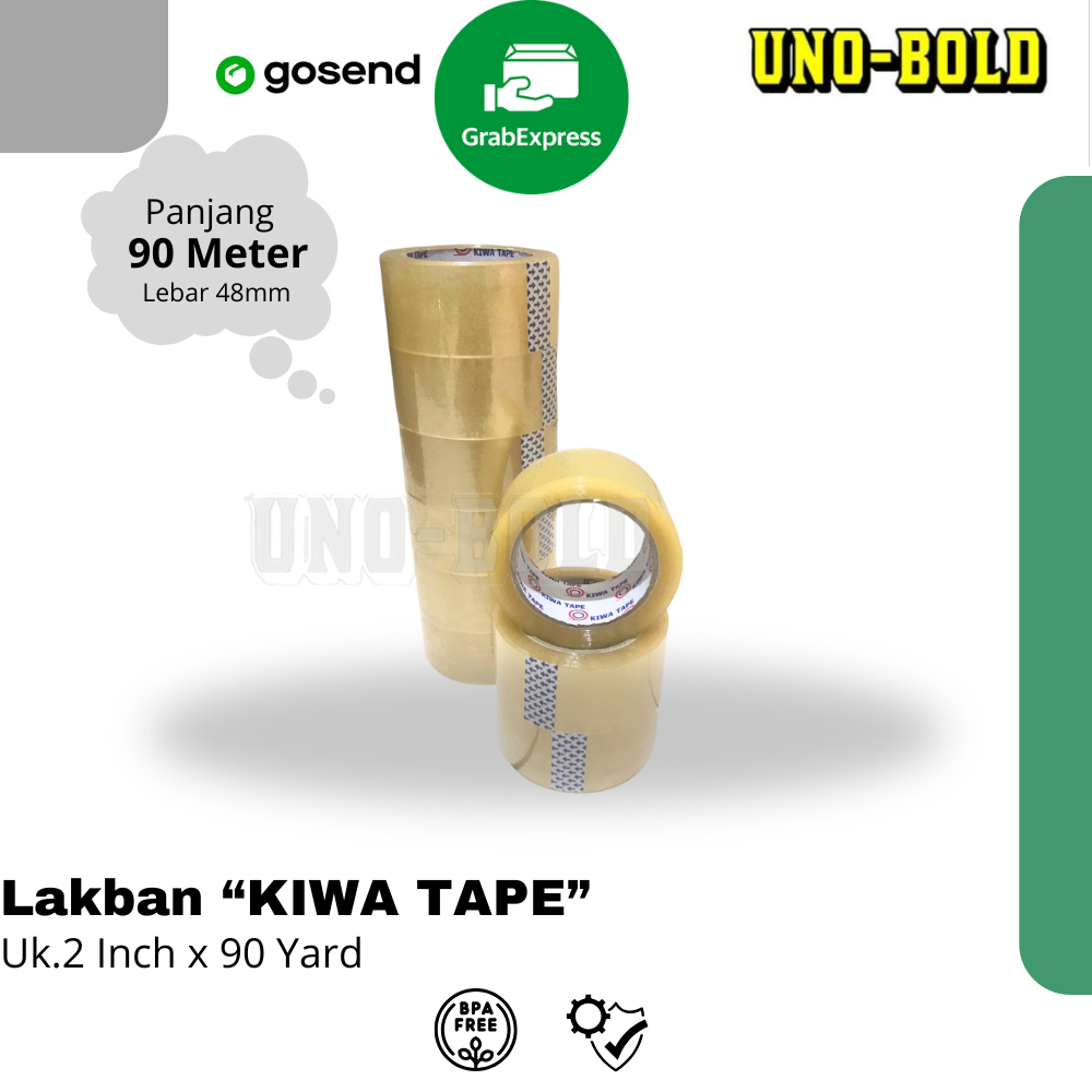 

LAKBAN KIWA TAPE 48MMX90YARD PALING MURAH BERKUALITAS