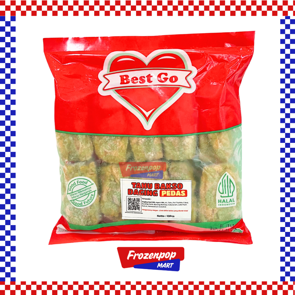 

Best Go Tahu Bakso Daging Pedas Isi 10 pcs 500gr [INSTANT MALANG]