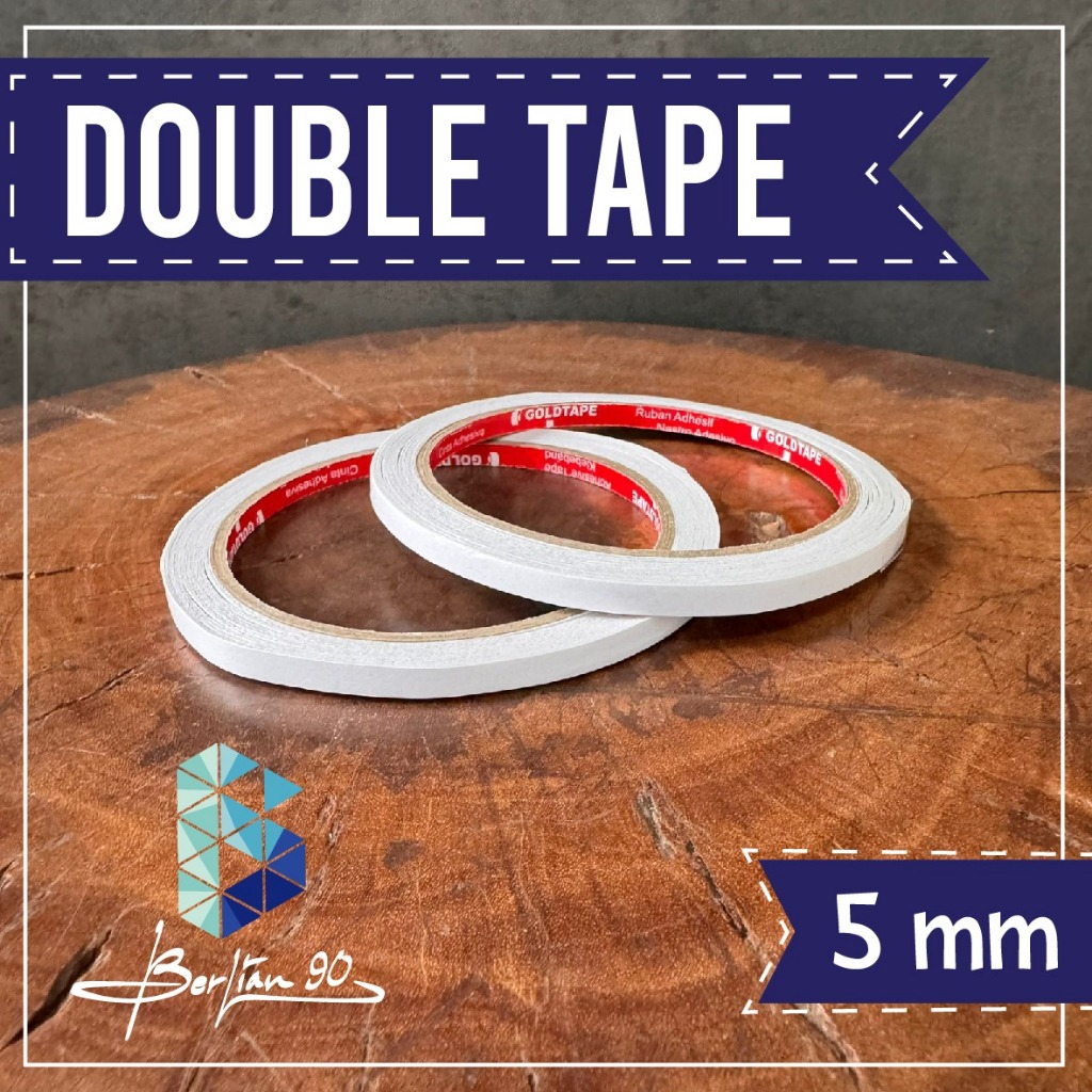 

Double Tape MT 5 mm Kuat / Double Tape Perekat Kertas 2 Sisi Termurah