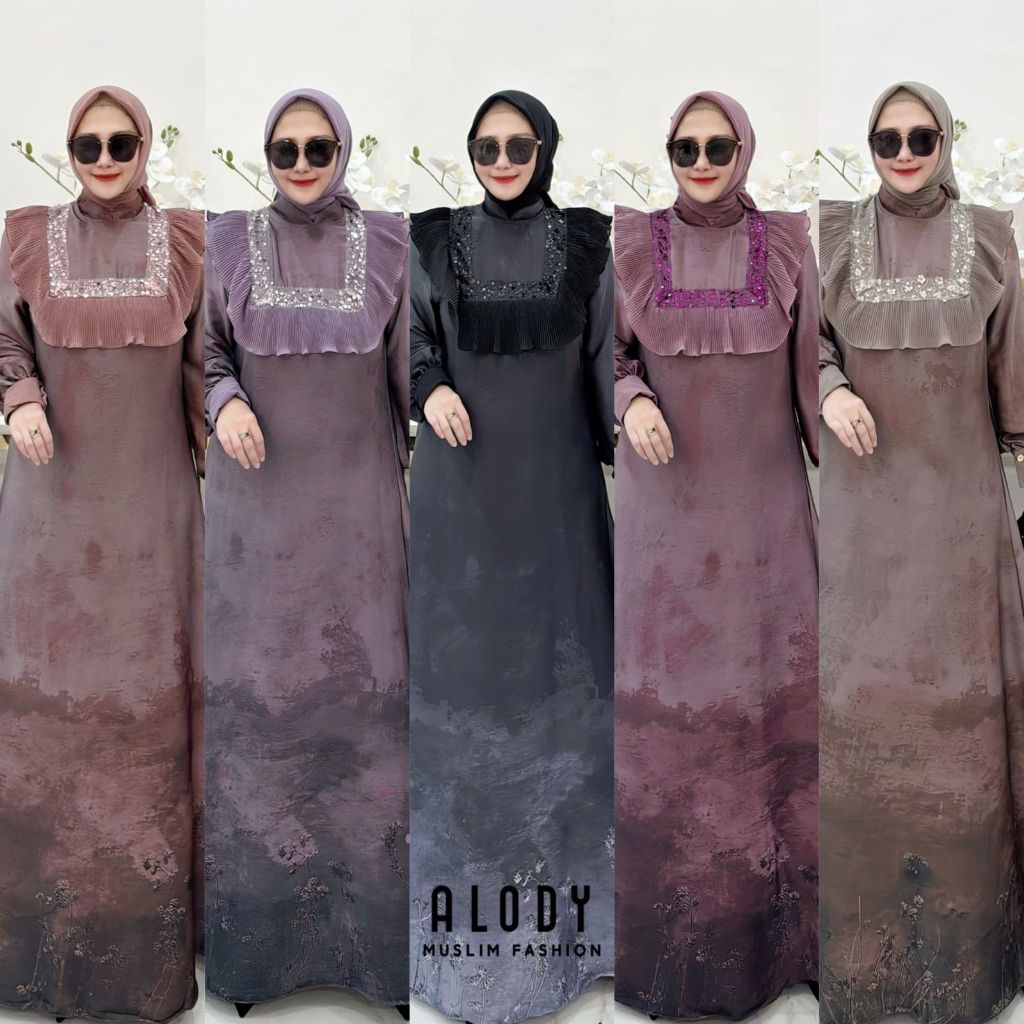 LuxuryFashion READY GAMIS DRESS WANITA KEYZA BY ALODY BEST SELLER