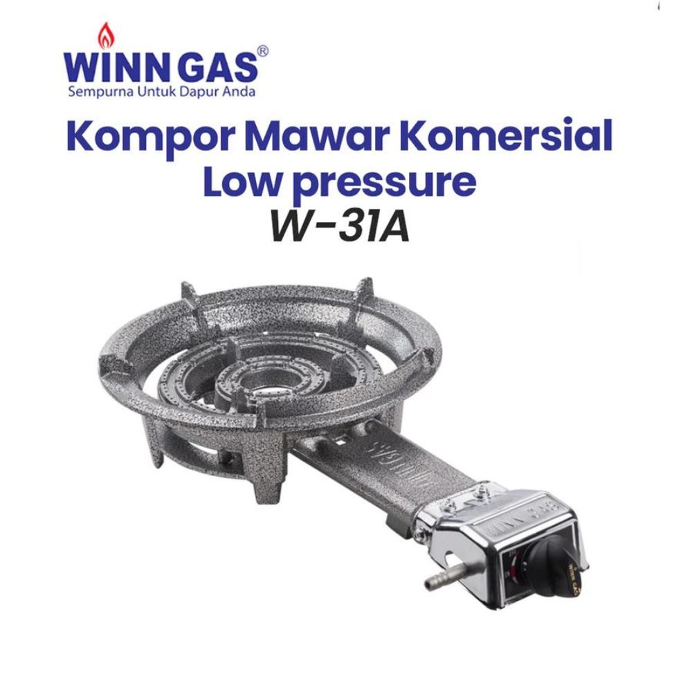 Winn Gas Kompor Mawar Komersial Ukuran Besar 1 Tungku Tekanan Rendah W 31 A Low Presssure
