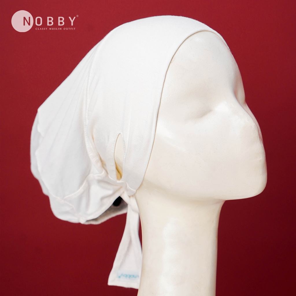 Nobby Yunia Ear Ciput Inner Hijab Bahan Kaos Premium Elastis