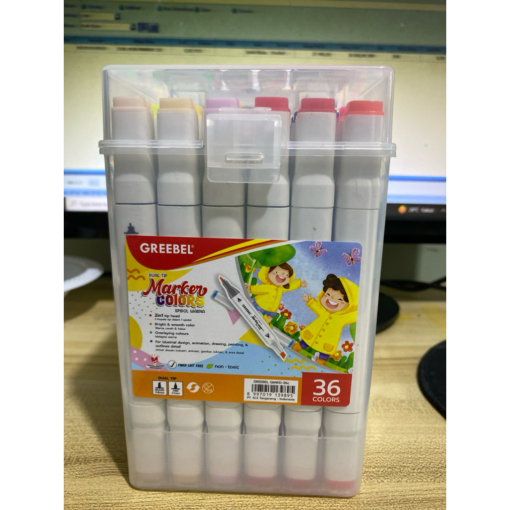 

Marker Colors/spidol warna isi 36pcs