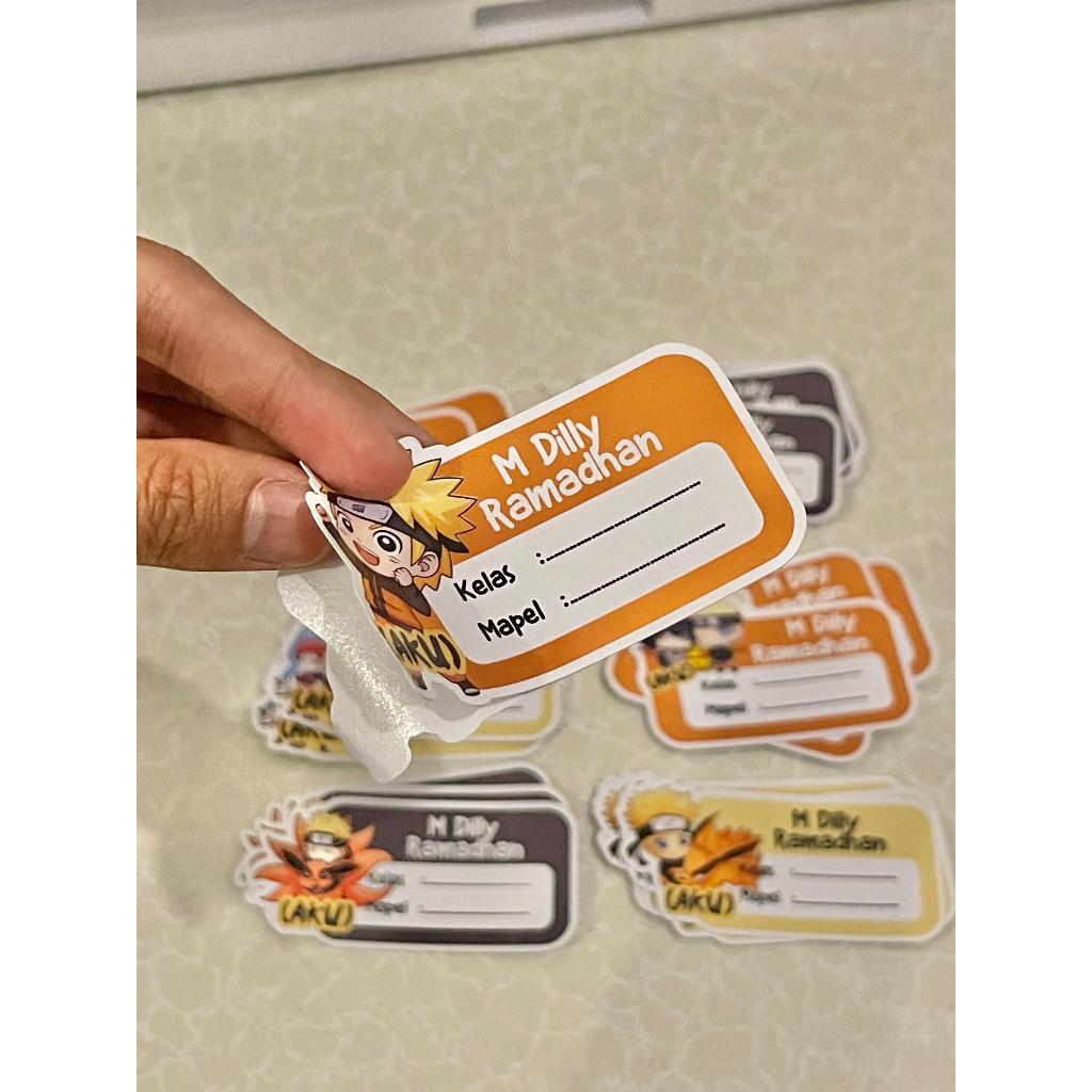 

Label Sekolah | Label Buku Pelajaran | Custom Nama & Karakter