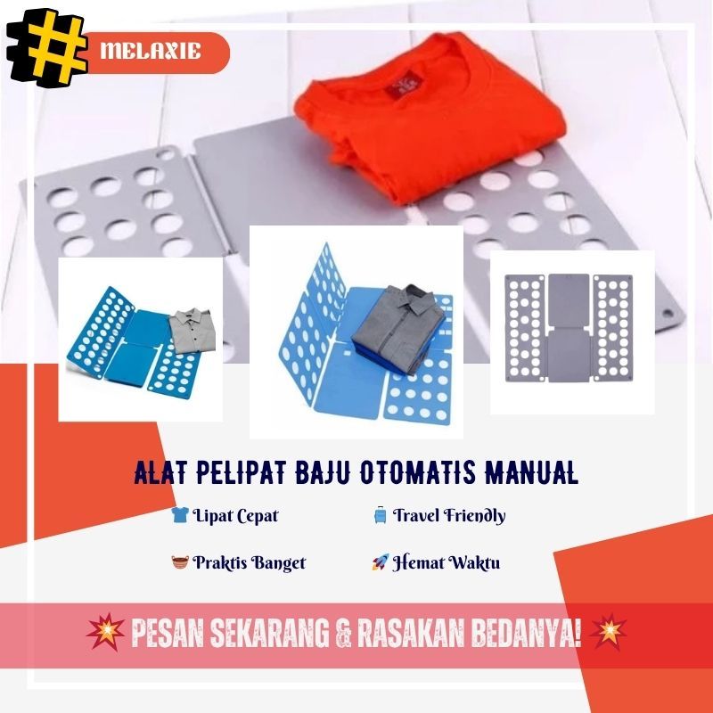 Alat Pelipat Baju Otomatis Manual – Rapi dalam Sekejap