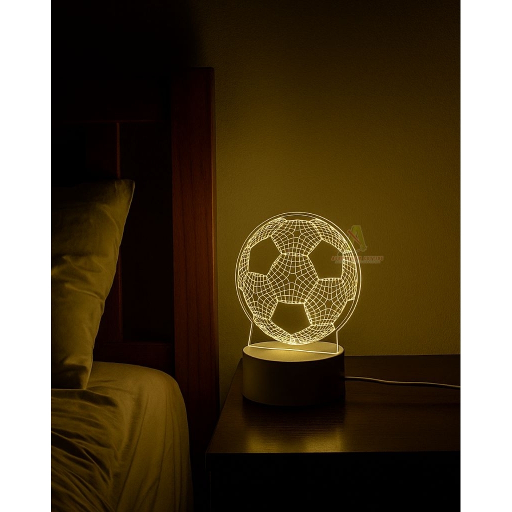 Lampu Hias Led 3d / Lampu Tidur Hias Dimensi 3 3 Warna / Lampu Tidur
