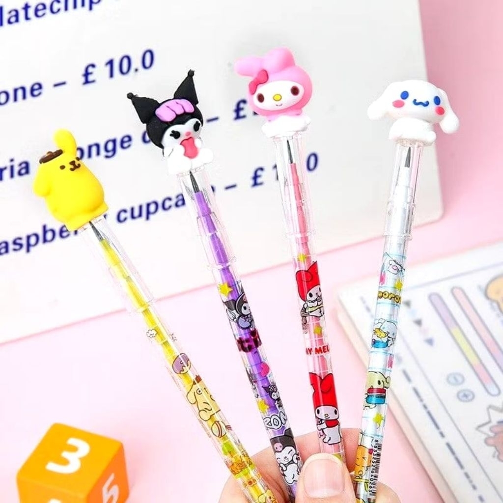 

PENSIL SUSUN SANRIO PELURU LANTU TUMPUK BISA DIREFILL