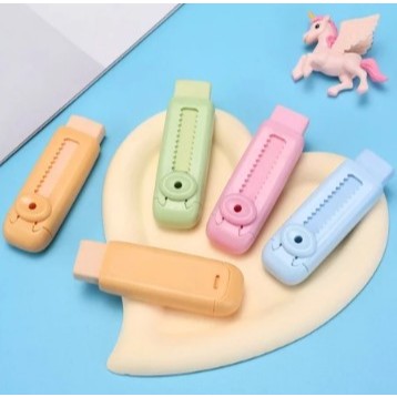 

Penghapus Pensil / Stip Mekanik / Retractable / Sliding Eraser Pastel Hapusan Mekanik Warna Lucu Tidak Meninggalkan Serpihan - MITRAMAKASSAR