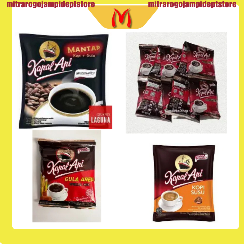 

Kopi Kapal Api Sachet 1 Renceng 23g - 31g