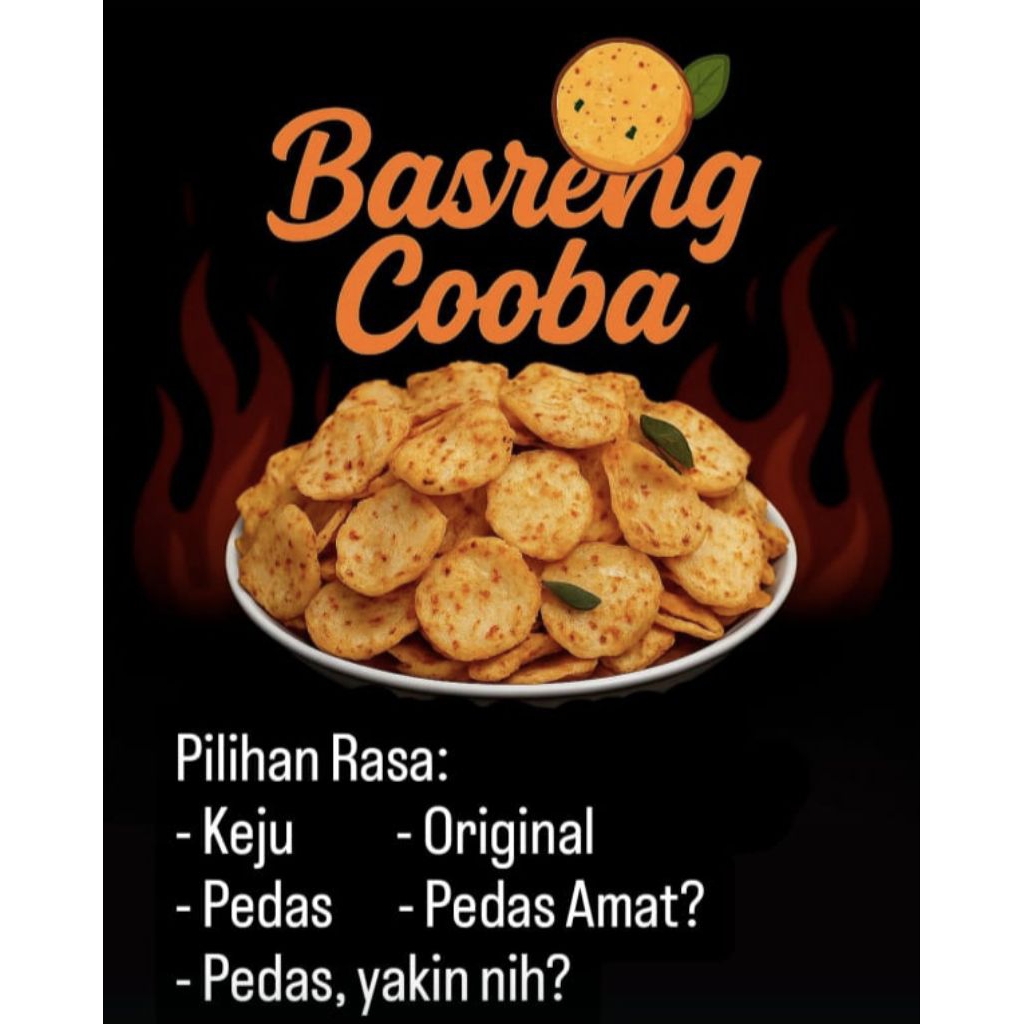 

Basreng Cooba, Cemilan Murah, Bakso Goreng Daun Jeruk Snack Viral