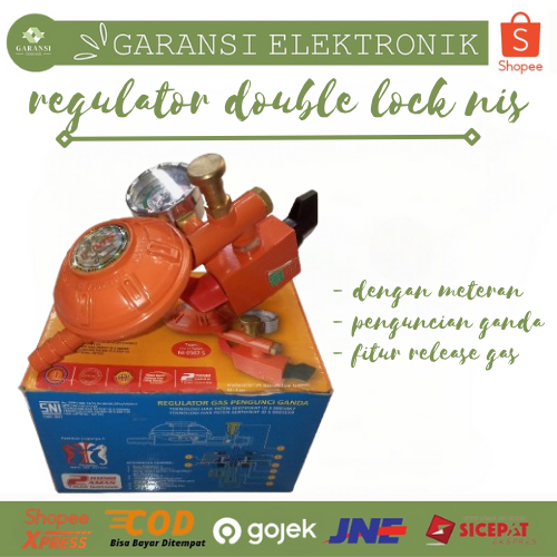 Nis Regulator Tabung Gas Lpg Double Lock Anti Bocor