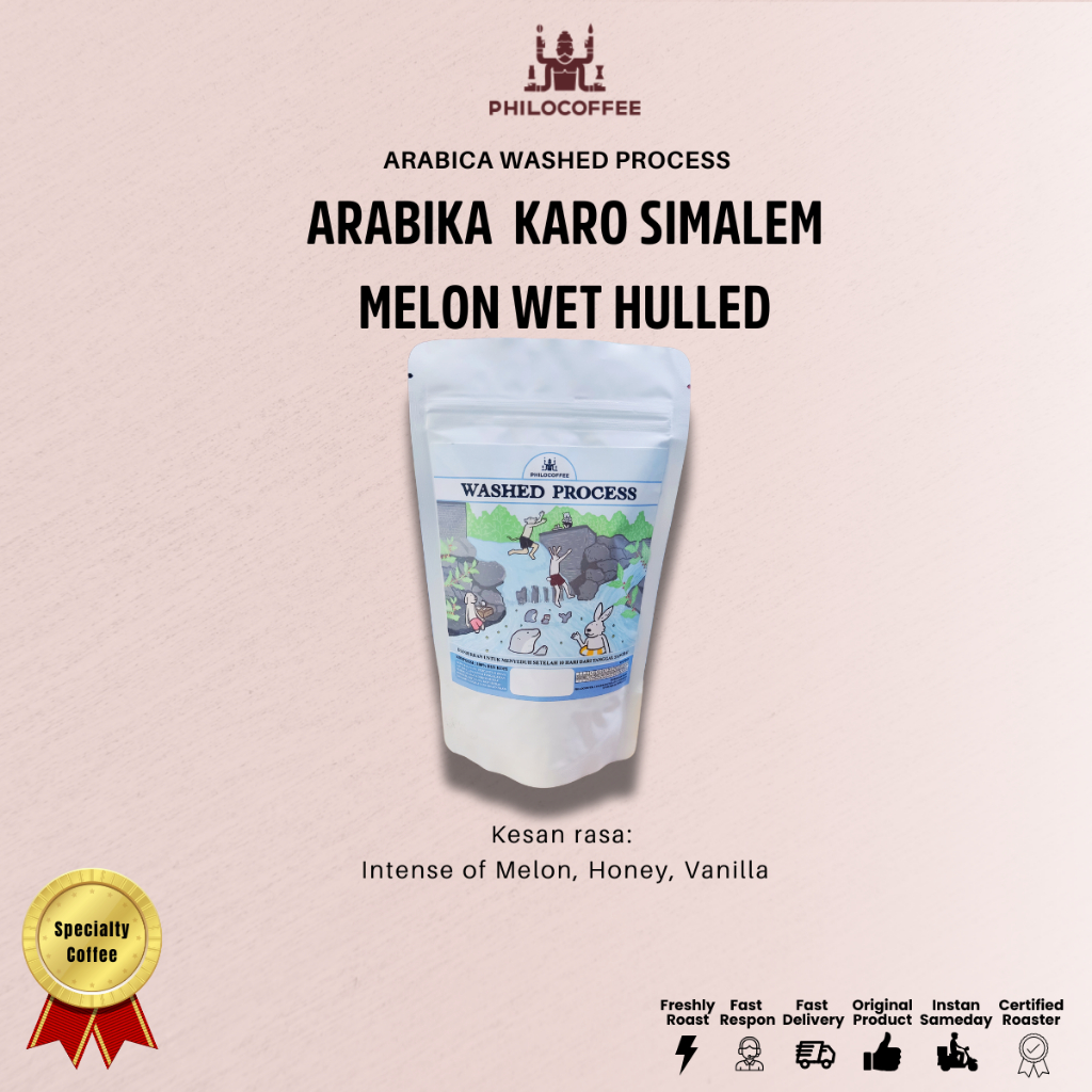 

Kopi Arabika Karo Simalem Melon Wet Hulled | Giling Basah - 100gr