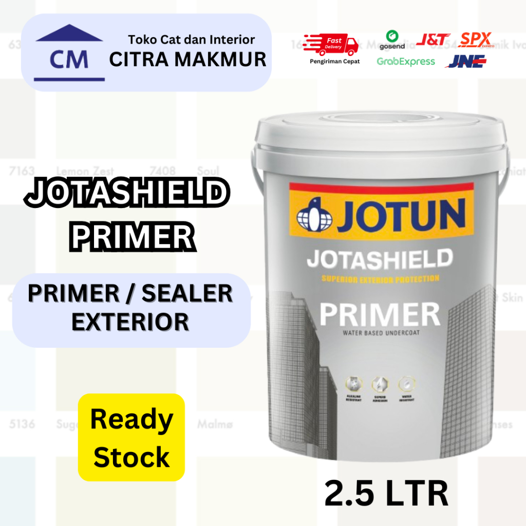 Jotun JOTASHIELD PRIMER - 2.5 Ltr (Cat Primer/Sealer/Siler/Alkali exterior dari jotun)