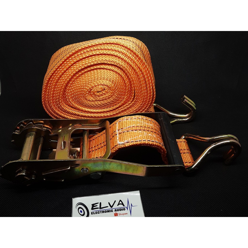 tali sound system/trekbelt jumbo, panjang 7,5 meter lebar tali 5cm