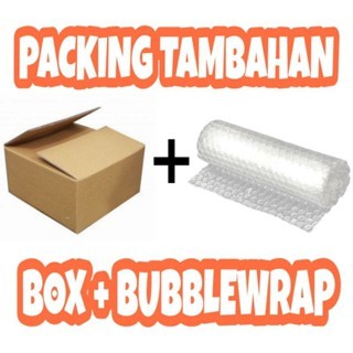 

Packing Tambahan Bubble Wrap Dan Kardus
