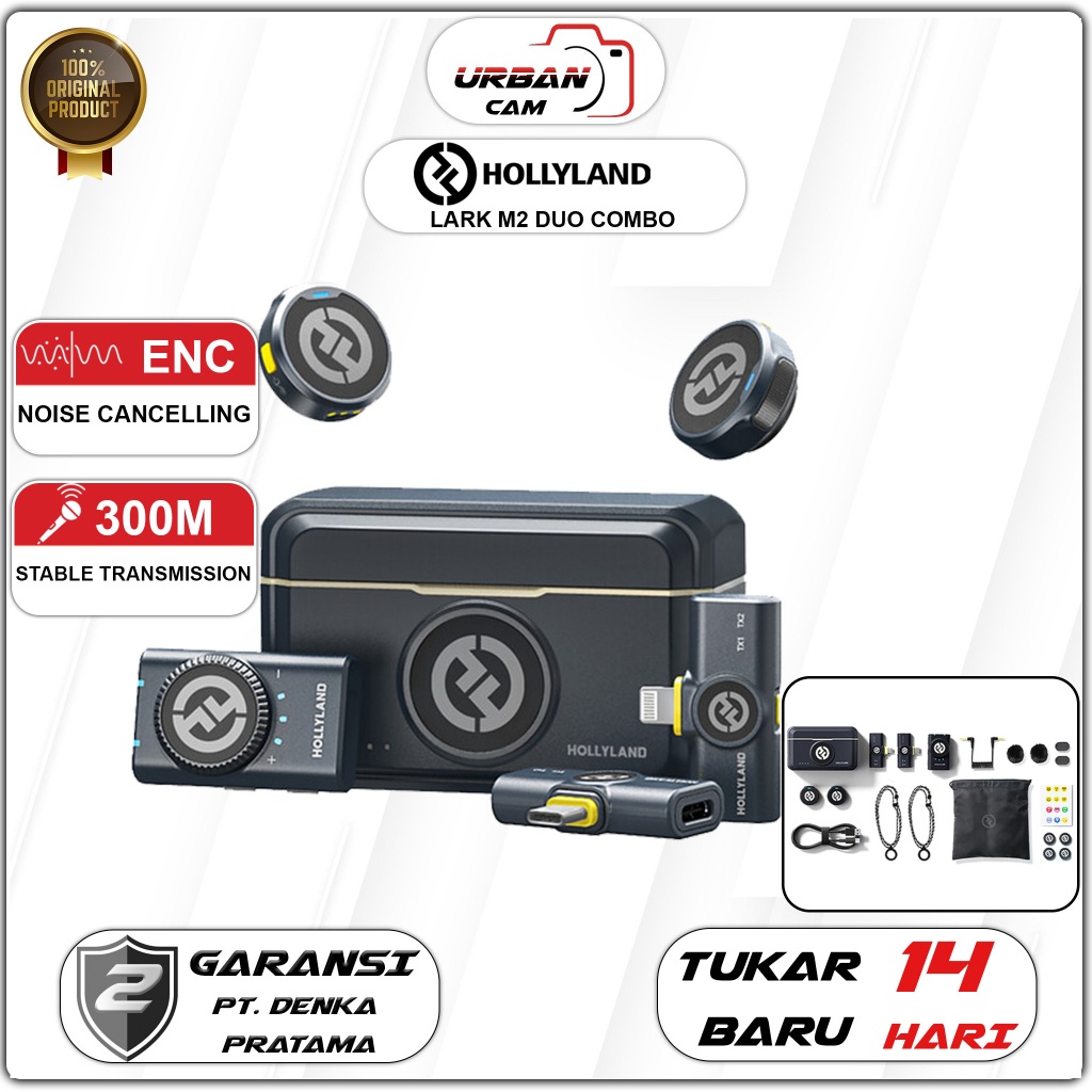 Hollyland LARK M2 DUO COMBO 2-Person Wireless Microphone / Hollyland LARK M2 DUO